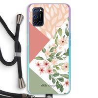Sweet heaven geometrics: Oppo A72 Transparant Hoesje met koord