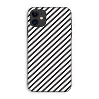Strepen zwart-wit: iPhone 11 Tough Case