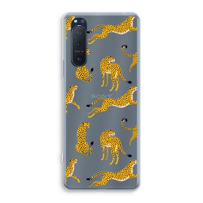 Luipaard: Sony Xperia 5 II Transparant Hoesje