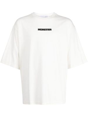 Natasha Zinko t-shirt à imprimé Monster - Blanc