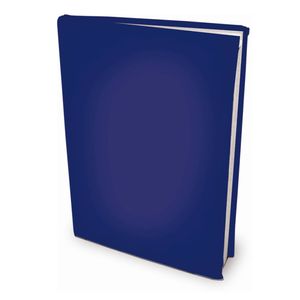 Rekbare boekenkaften A4 - Blauw - 3 stuks