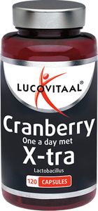 Lucovitaal Cranberry met X-tra Lactobacillus Capsules