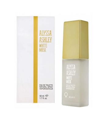 Alyssa Ashley eau de toilette spray white musk 50ml unisex