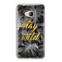Stay wild: HTC U Play Transparant Hoesje