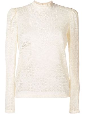 Philosophy Di Lorenzo Serafini blouse en dentelle - Tons neutres