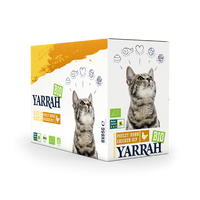 Yarrah bio kattenvoer pouch filets in saus kip 14x85gr