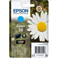 Epson C13T18024012 3.3ml 180pagina's Cyaan inktcartridge