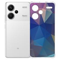 Xiaomi Redmi 13 Pro Plus Hoesje - Polygon Dark TPU Antishock