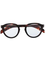 Eyewear by David Beckham lunettes de vue à monture ronde - Rouge - thumbnail