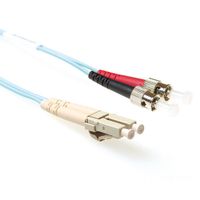 ACT RL7651 Glasvezel Patchkabel Duplex LSZH - LC/ST 50/125µm OM3 - 1,5 meter