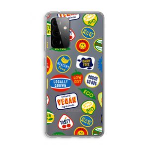Fruitsticker: Samsung Galaxy A72 Transparant Hoesje