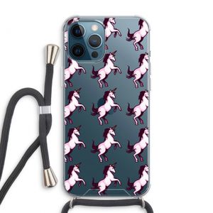 Musketon Unicorn: iPhone 12 Pro Max Transparant Hoesje met koord
