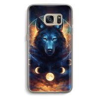 Wolf Dreamcatcher: Samsung Galaxy S7 Transparant Hoesje