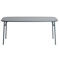 Petite Friture Week-end tuintafel 180x85 met dicht blad Grey Blue