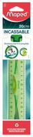 Liniaal maped flex met grip 20cm assorti