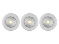 LIVARNO Set van 3 LED-lampen (Wit)
