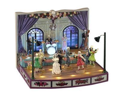 Halloweenminiatuur Wedding Party 19x30x31 cm - Lemax