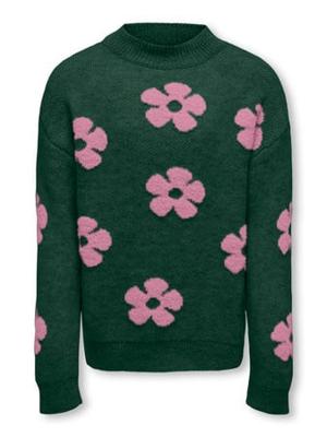 Kids ONLY winter sweater meisjes - groen - KogNaja - regular fit, gebreid