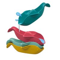 SES badspeelgoed Vissen op een rij junior 4 stuks - thumbnail