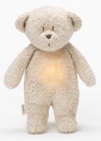 Moonie Moonie The Humming Bear Sand Natur 2.0 - organic - hartslag knuffel - beer Moonie Moonie The Humming Bear Sand Natur 2.0 - organic - hartslag knuffel - beer