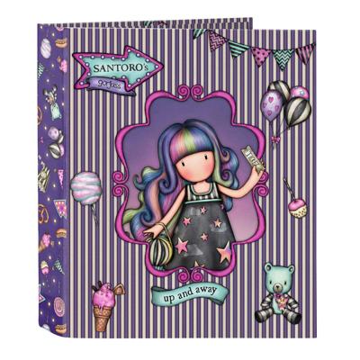 Ringmap Gorjuss Up and away Paars A4 27 x 33 x 6 cm