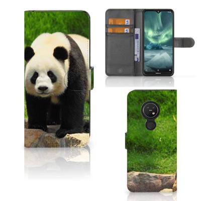Nokia 7.2 | Nokia 6.2 | Telefoonhoesje | Met pasjeshouder | Panda