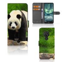 Nokia 7.2 | Nokia 6.2 | Telefoonhoesje | Met pasjeshouder | Panda