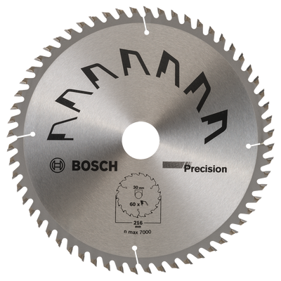 Bosch Accessoires Cirkelzaagblad Precision 216X30X2,5,T60 - 2609256935