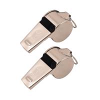 Henbrandt Metalen scheidsrechter fluitjes - 36x stuks - 5.5 cm - zilver