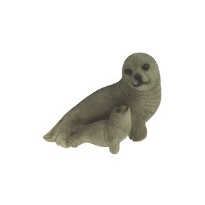 Tuindecoratie zeehonden beeldje 11 cm   -