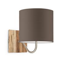 Wandlamp drift bling Ø 20 cm - taupe