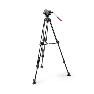 Manfrotto MVK504XTWINFA 504X Video Head + aluminium Fast Twin Leg statiefkit occasion