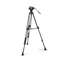 Manfrotto MVK504XTWINFA 504X Video Head + aluminium Fast Twin Leg statiefkit occasion
