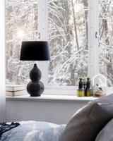 Tafellamp zwart met E27 fitting en schakelaar By Rydens Lofty