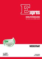 Sigel Expres weekstaat, ft A4, Nederlandstalig, 50 vel - thumbnail