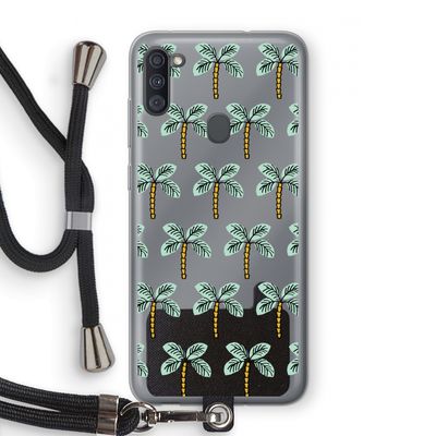 Paradise: Samsung Galaxy A11 Transparant Hoesje met koord