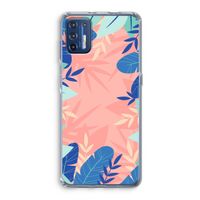 Tropisch: Motorola Moto G9 Plus Transparant Hoesje