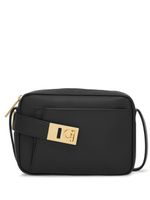 Ferragamo sac à bandoulière à boucle Gancini - Noir