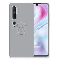 Xiaomi Mi Note 10 Pro Telefoonhoesje met Naam Grijs Baby Olifant