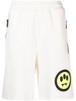 BARROW short de sport à logo imprimé - Blanc