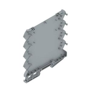 Weidmüller CH20M6 BP 4P-4P TGY LF 1 1293806 DIN-rail-behuizing basiselement Gesloten, Voor DIN-rail montage 6.1 x 110.7 Kunststof Grijs 50 stuk(s)