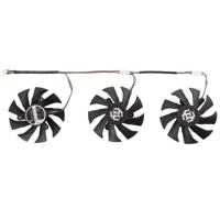 3 delige DC 12V 4 Pin vrouwelijke desktopcomputer Radiator Cooling Fan CPU koelventilator Diameter: 8 5 mm