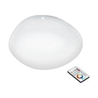 EGLO Sileras - LED plafondlamp - Ø45 cm - wit met kristal - thumbnail