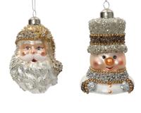 Notenkraker gls L9b5h11 cm goud/zilver a3 Decoris - Decoris