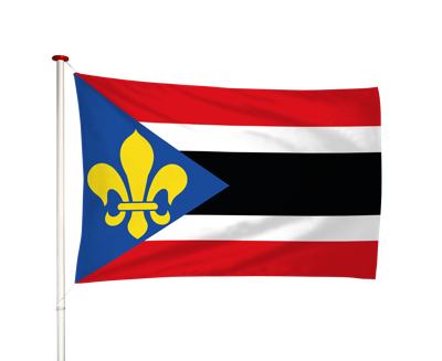 Vlag Vrouwenparochie - Froubuorren (fr)