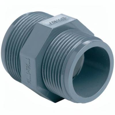 Aquaforte DRUK PVC Verloopnippel ¾" x ½" - Buitendraad, Eenvoudige Installatie, Duurzaam