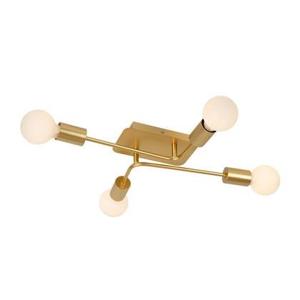 Lucide LESTER Plafonnière - Mat Goud | Messing