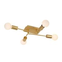 Lucide LESTER Plafonnière - Mat Goud | Messing