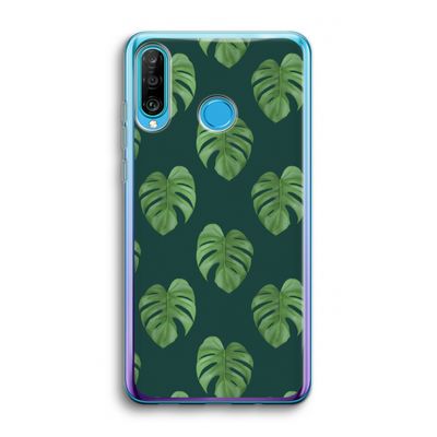 Monstera leaves: Huawei P30 Lite Transparant Hoesje