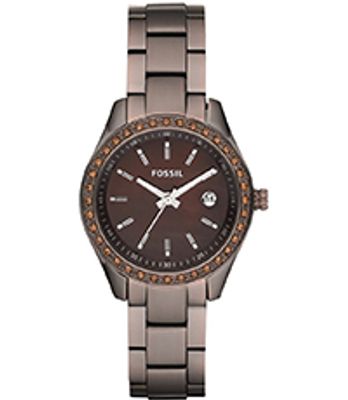 Horlogeband Fossil ES3022 Roestvrij staal (RVS) Bruin 14mm